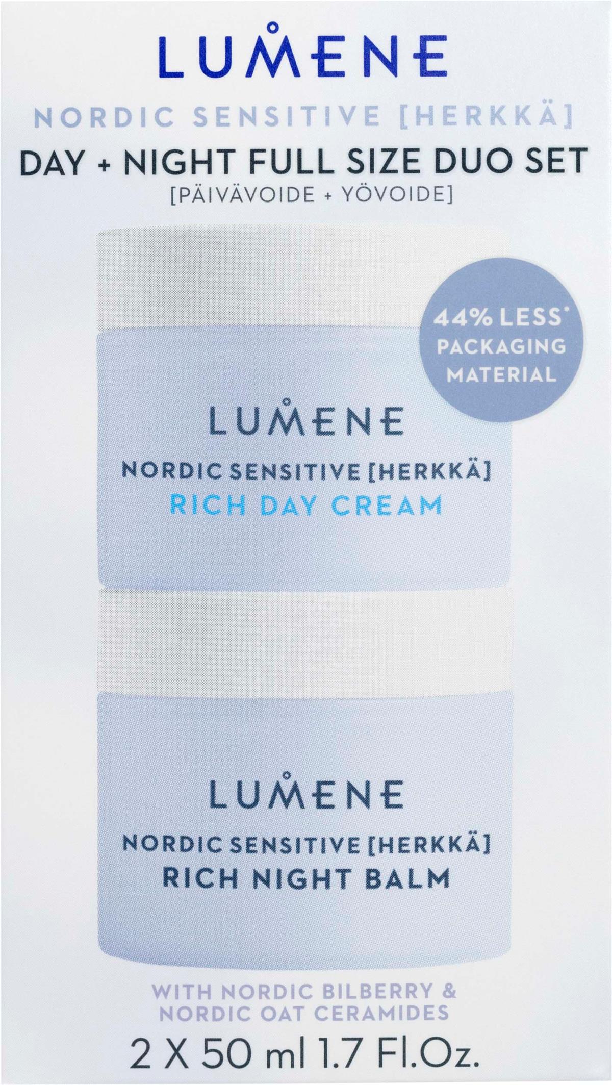 Lumene Nordic Sensitive Day + Night Cream Duo Set