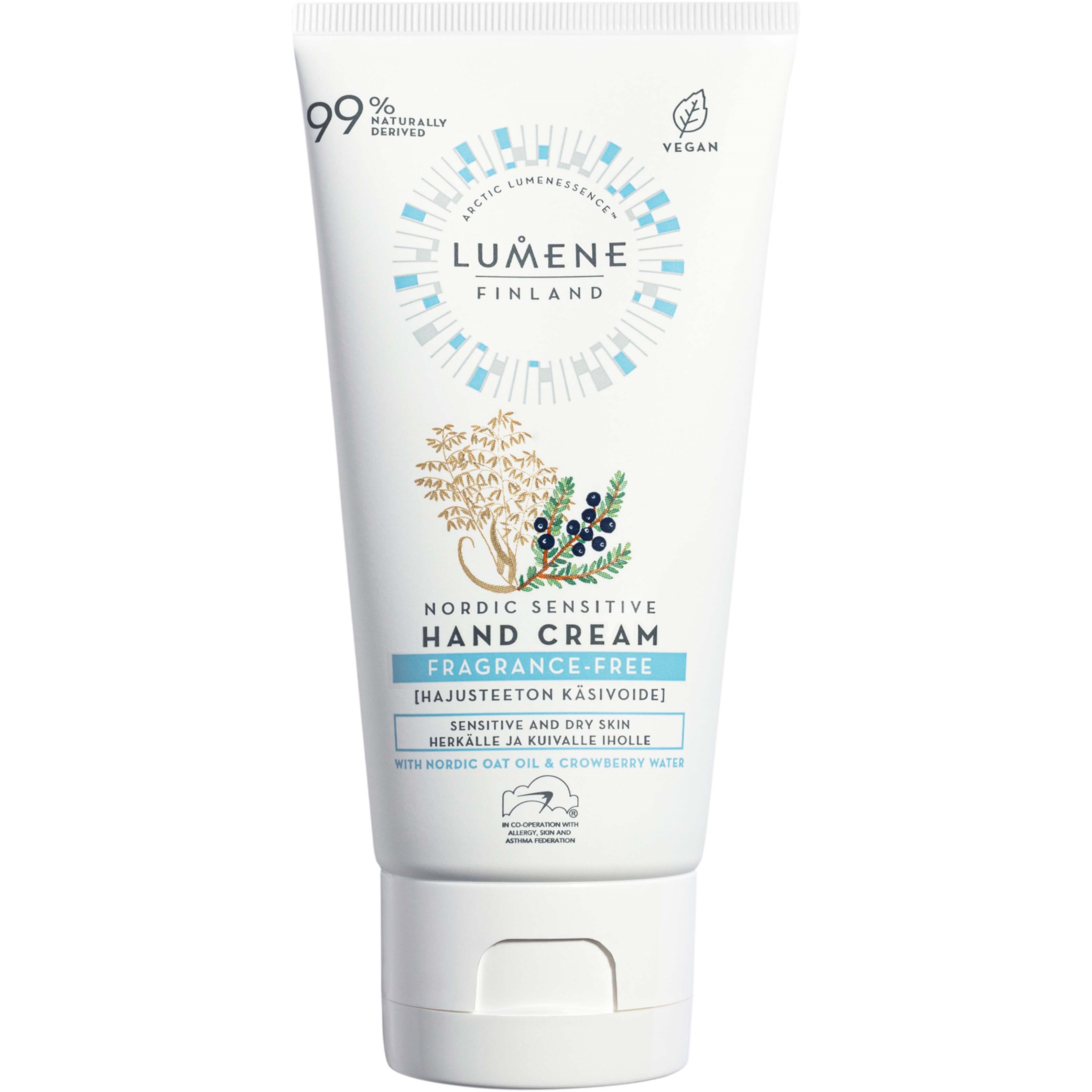 Läs mer om Lumene Nordic Sensitive Fragrance-free Hand Cream 75 ml