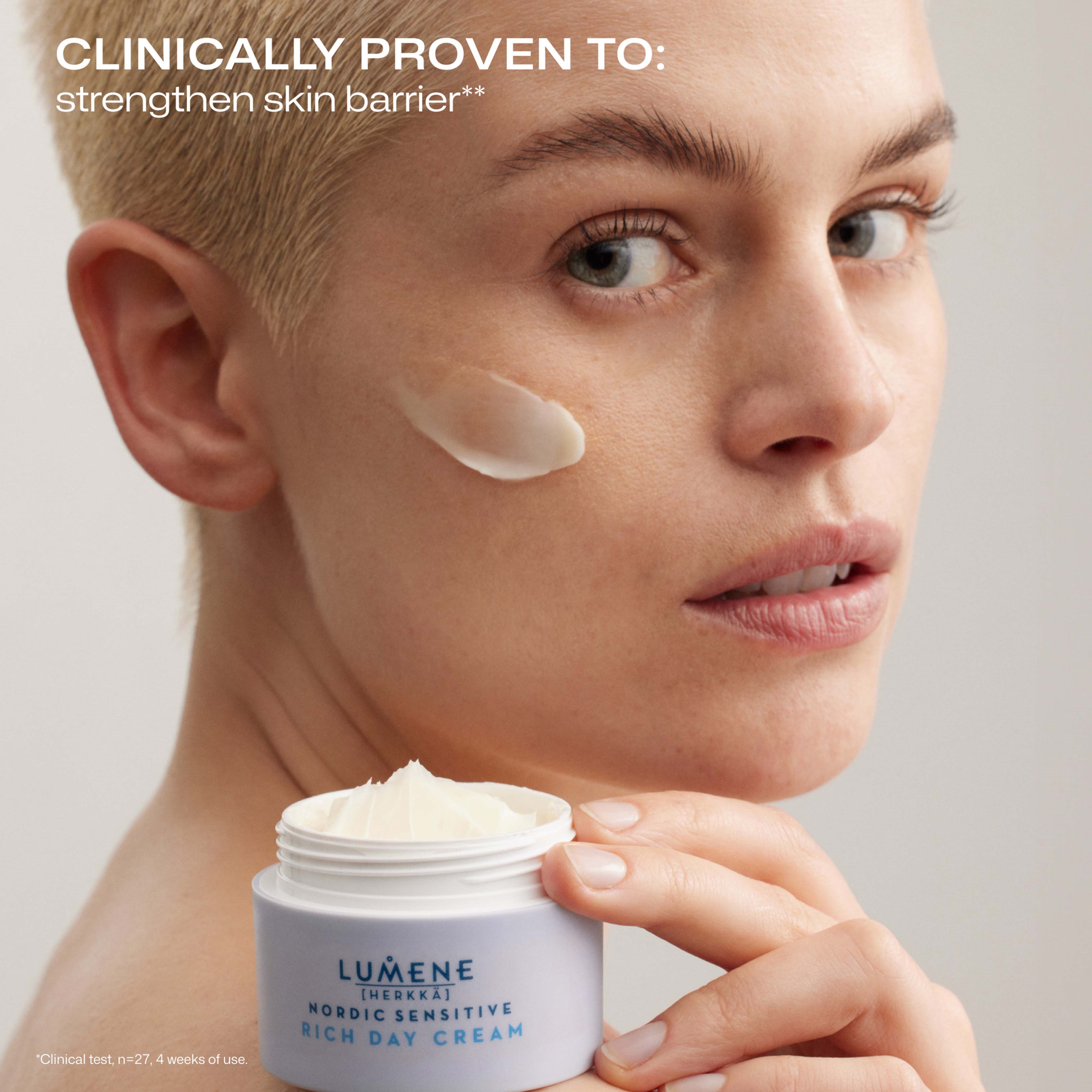 Lumene Nordic Sensitive Rich Day Cream Dagkräm 50 ml (obrázok 4)