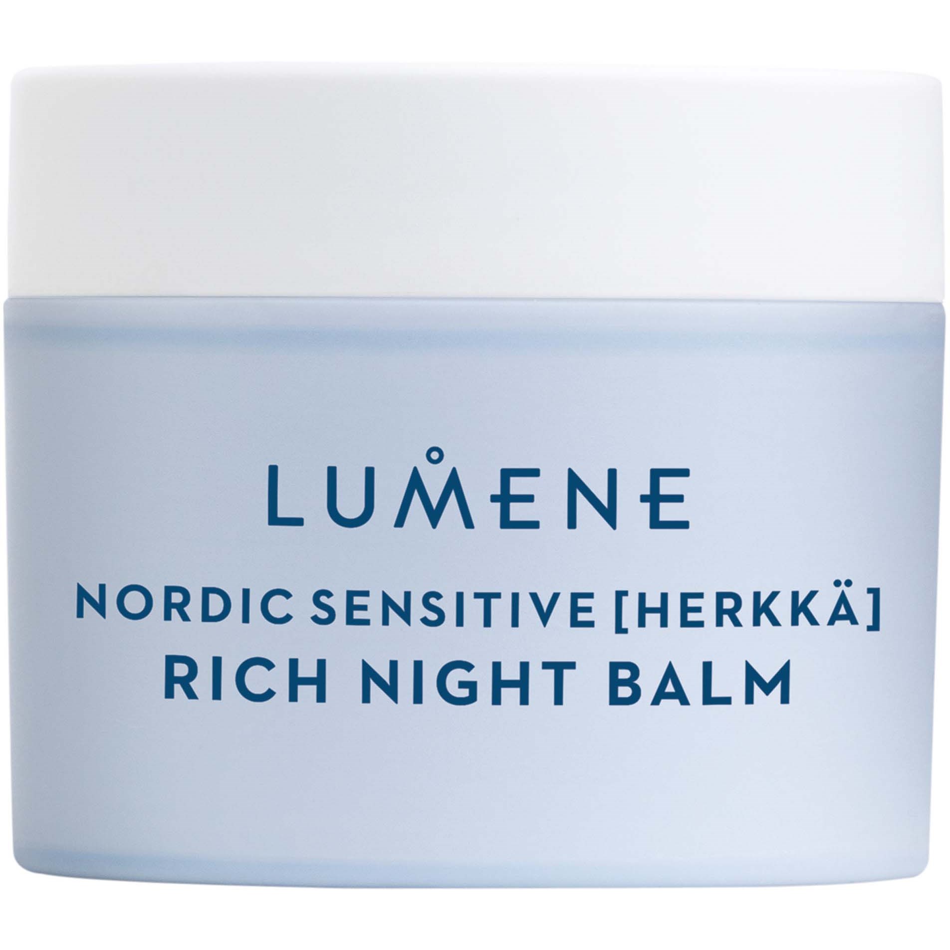 Lumene Nordic Sensitive Rich Night Balm Nattkräm 50 ml billede