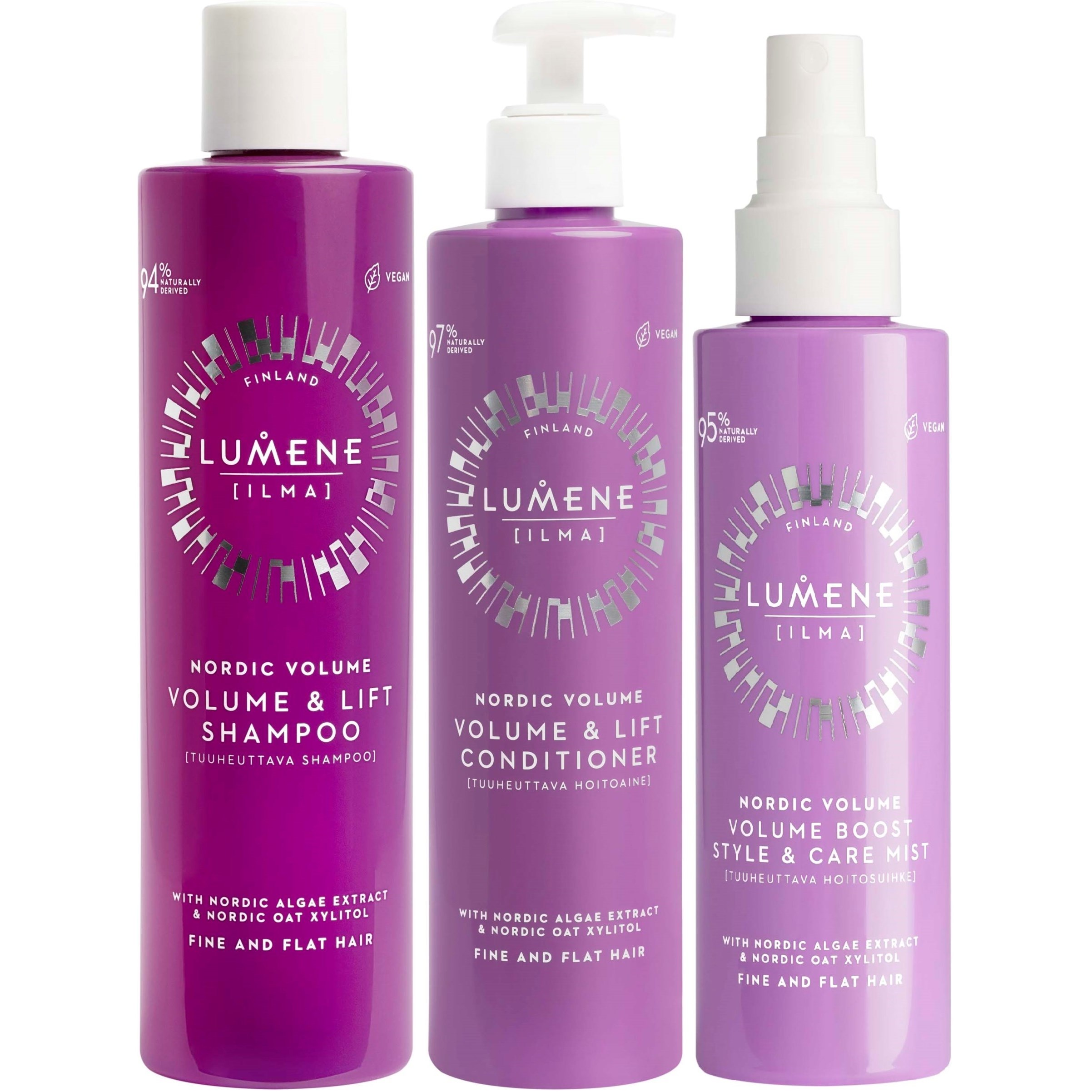 Lumene Nordic Volume Volume & Lift Bundle Shampoo 300 ml & Condit