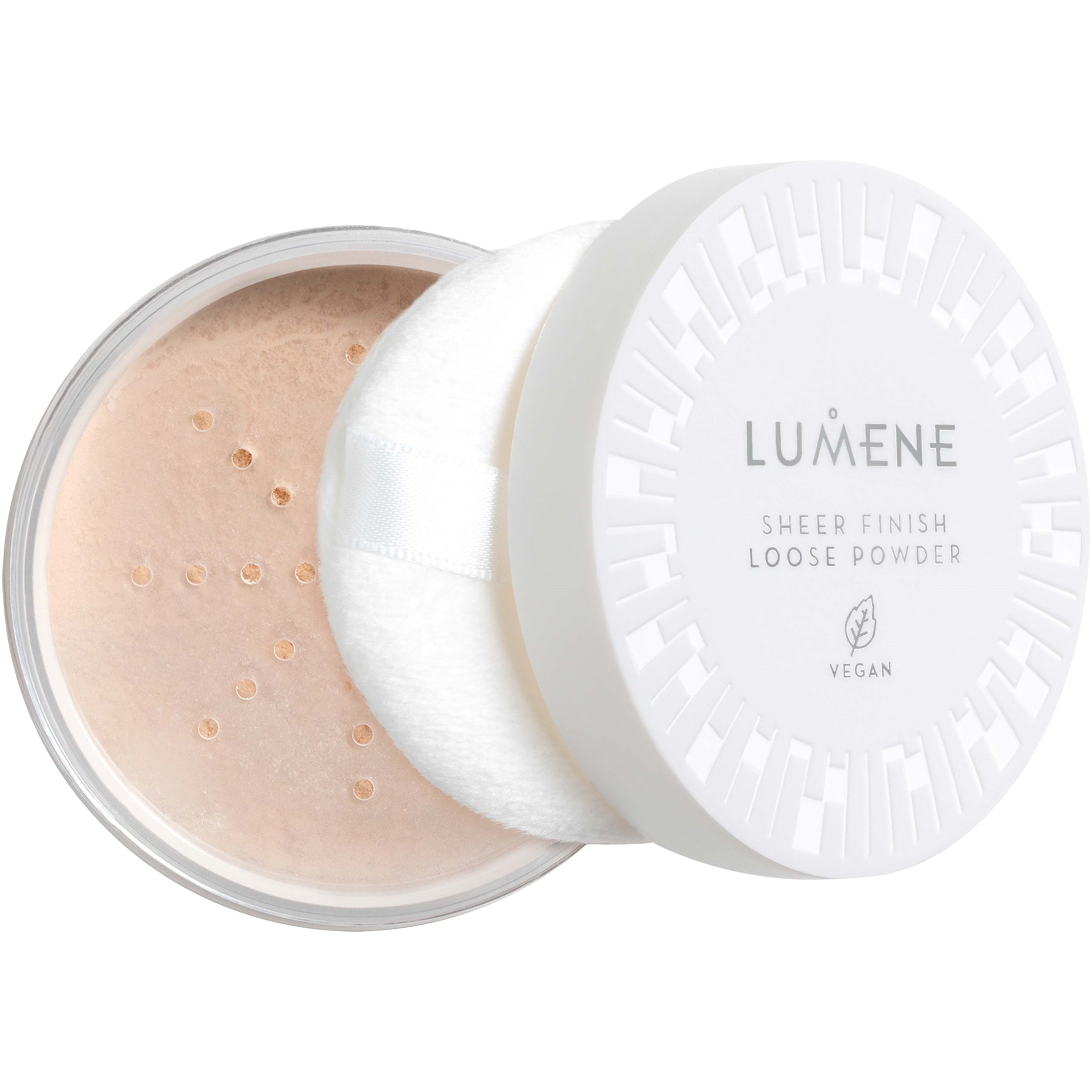Lumene Sheer Finish Loose Powder Translucent billede