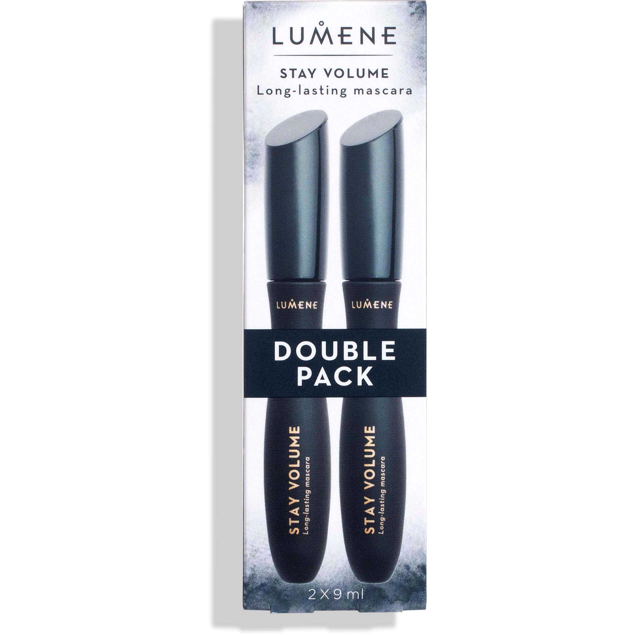 Läs mer om Lumene Stay Volume Mascara Double Pack Black Black