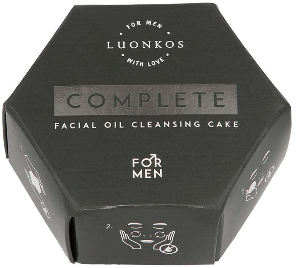 Luonkos Complete Facial Oil Cleansing Cake For Men 60g
