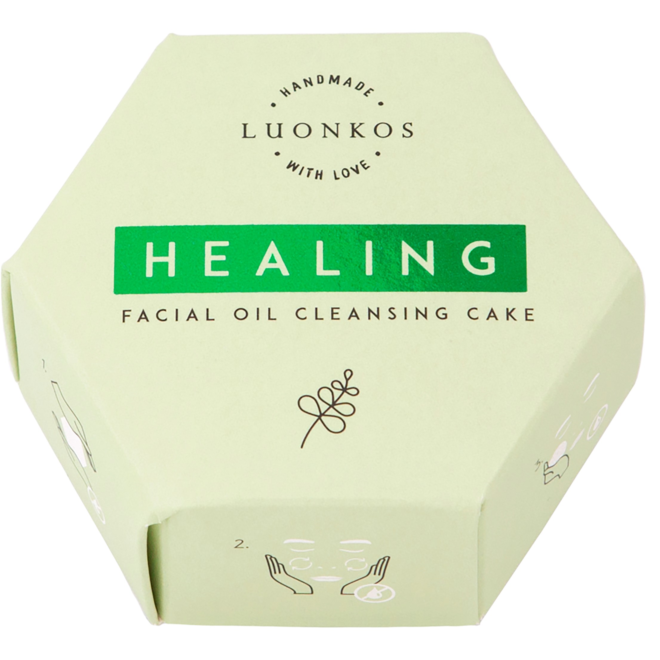 Läs mer om Luonkos Healing Facial Oil Cleansing Cake 60 g