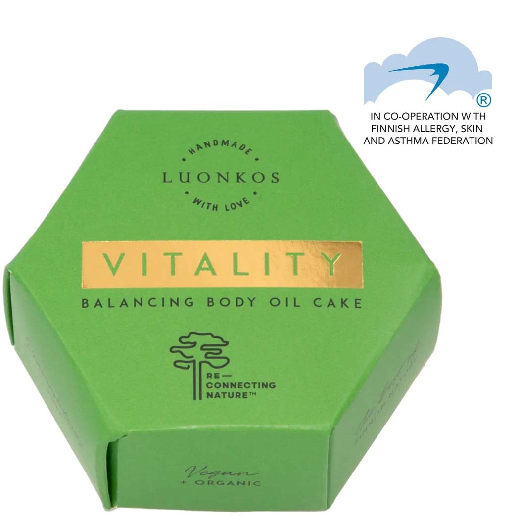 Luonkos Vitality Balancing Body Oil Cake, Forest Microbes 55 ml
