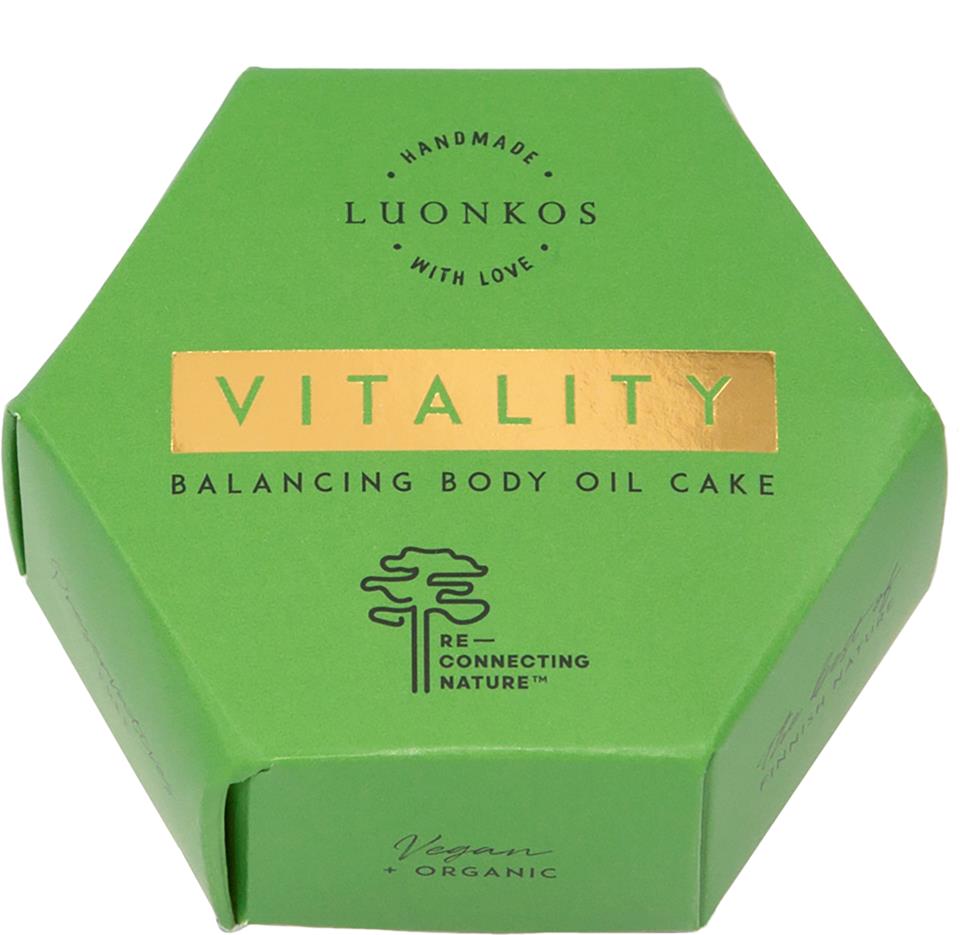 Luonkos Vitality Balancing Body Oil Cake Forest Microbes 60g