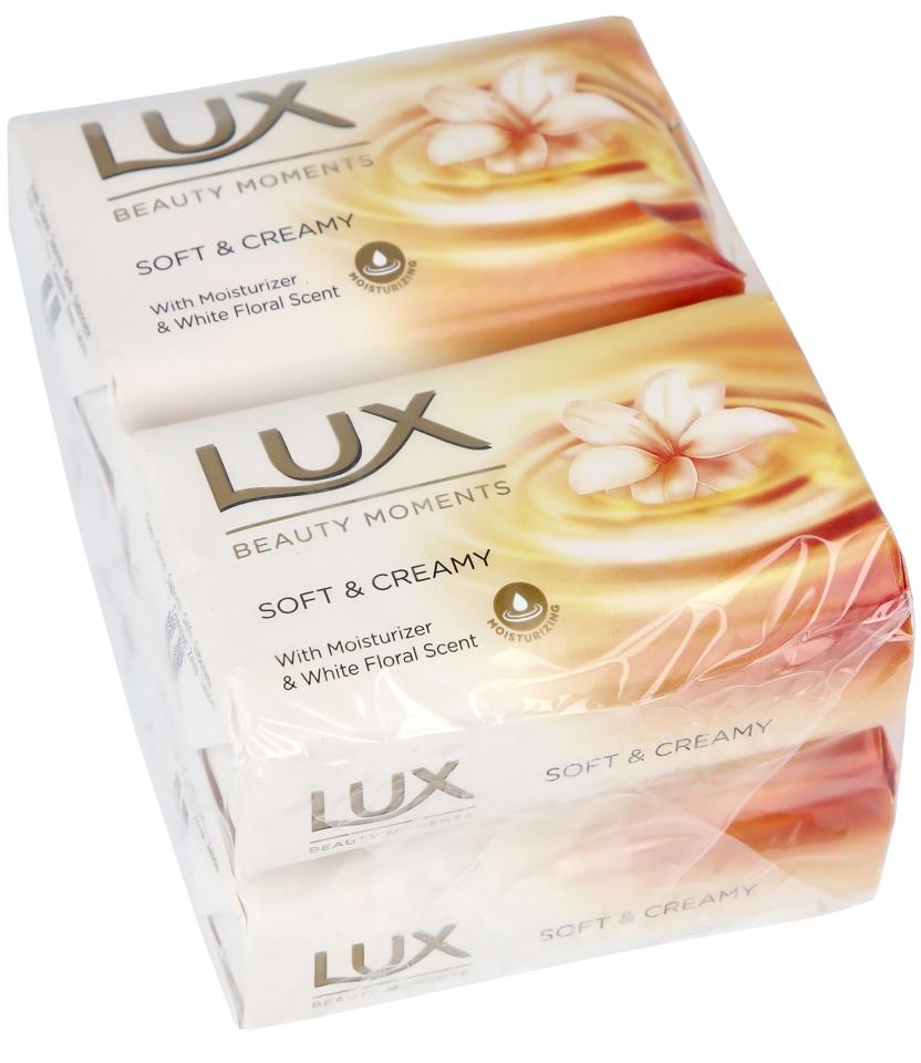 Lux Soft & Creamy tvål 4x125g