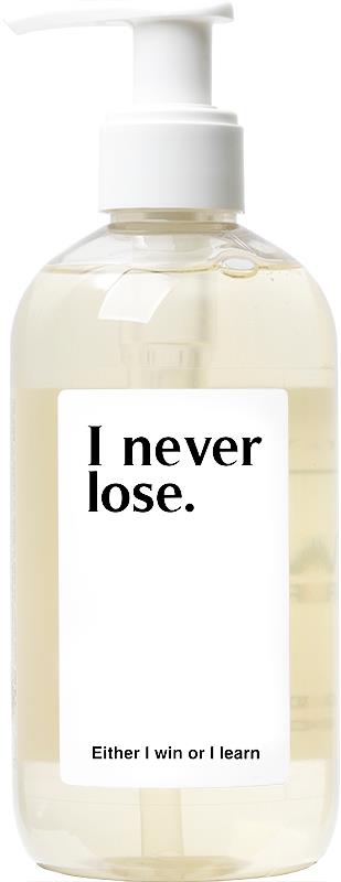 Luxe de Provence Words Liquid Soap White "I never lose. Either I win or.." 300ml