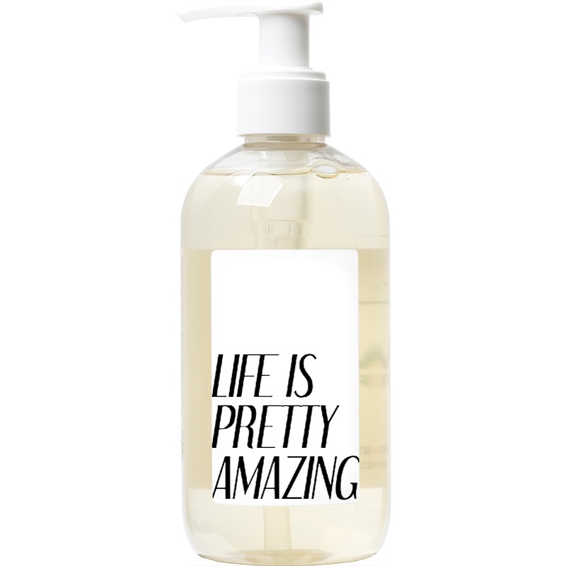 Luxe de Provence Words Liquid Soap White "Life is pretty amazing" 300