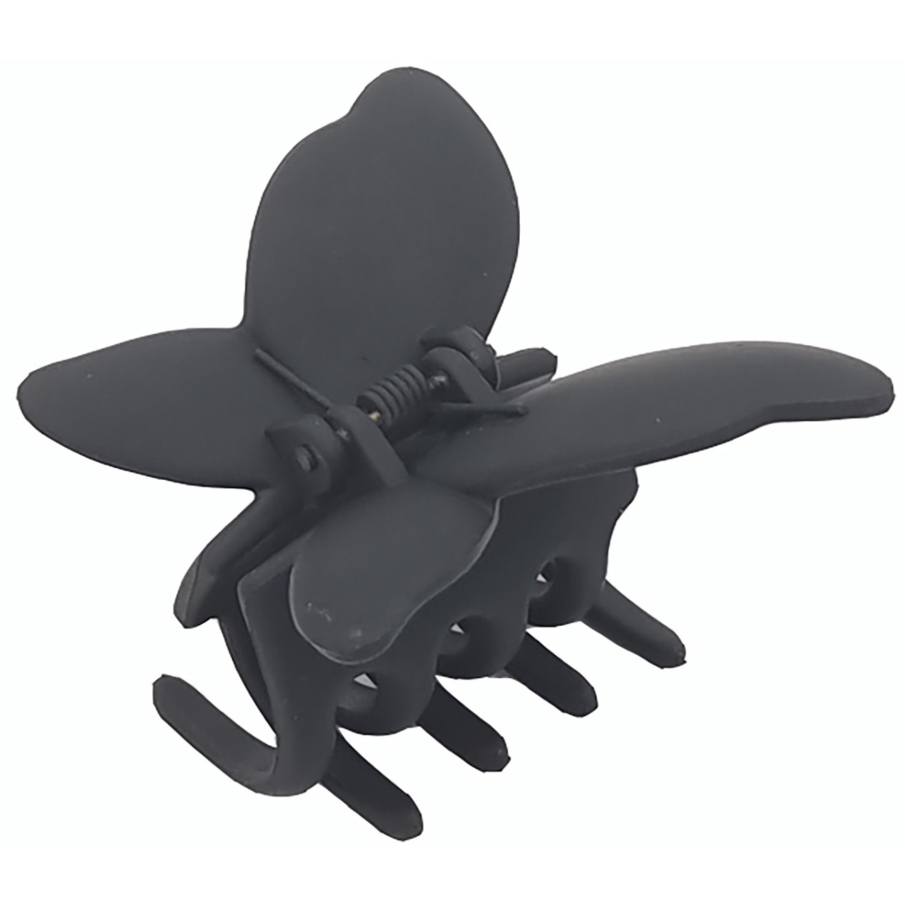 By Lyko Rubber Butterfly Clip Black