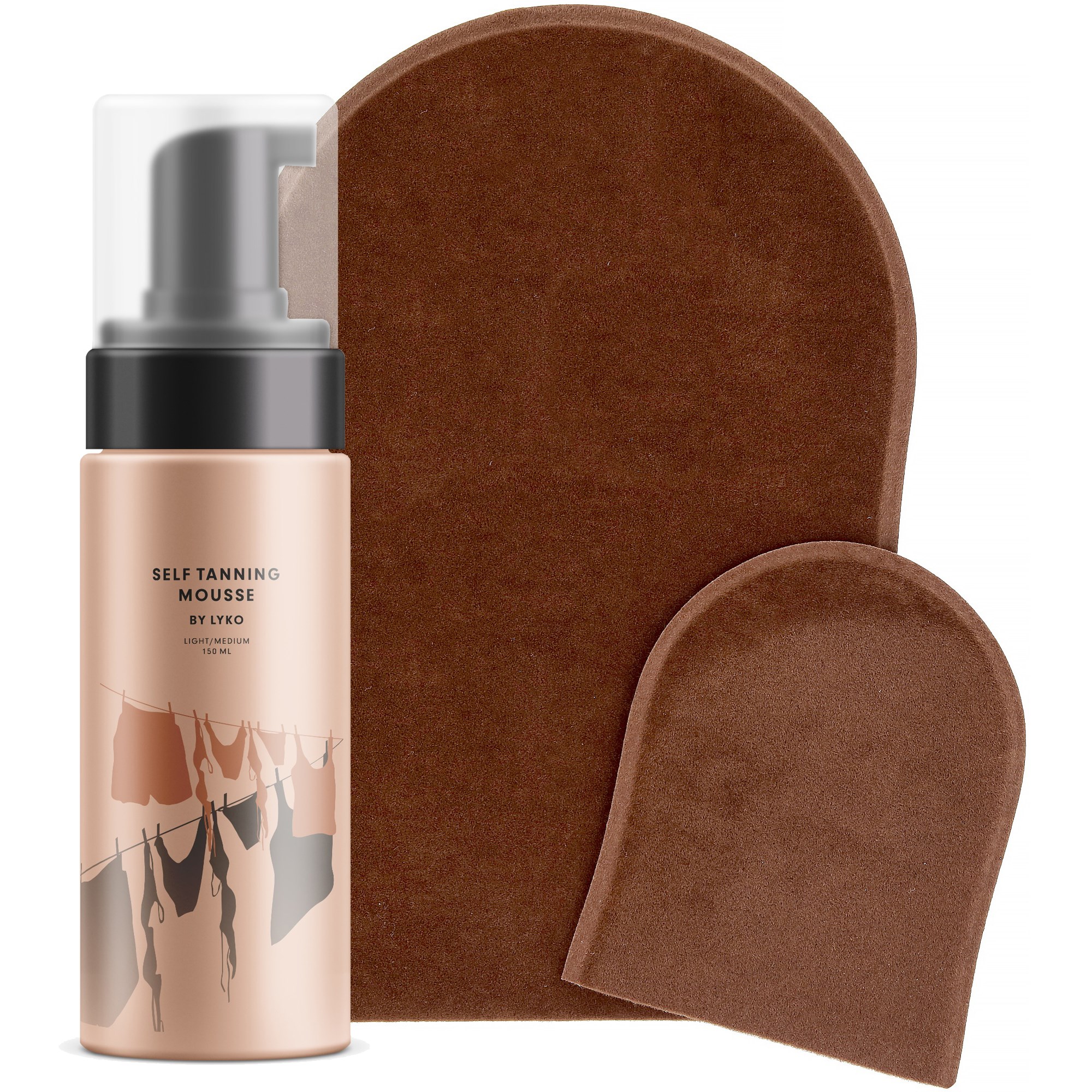 By Lyko Amazingly Even Self Tan Kit Light/Medium