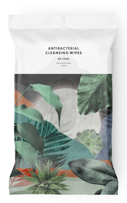 By Lyko Antibacterial Cleansing Wipes 20 st