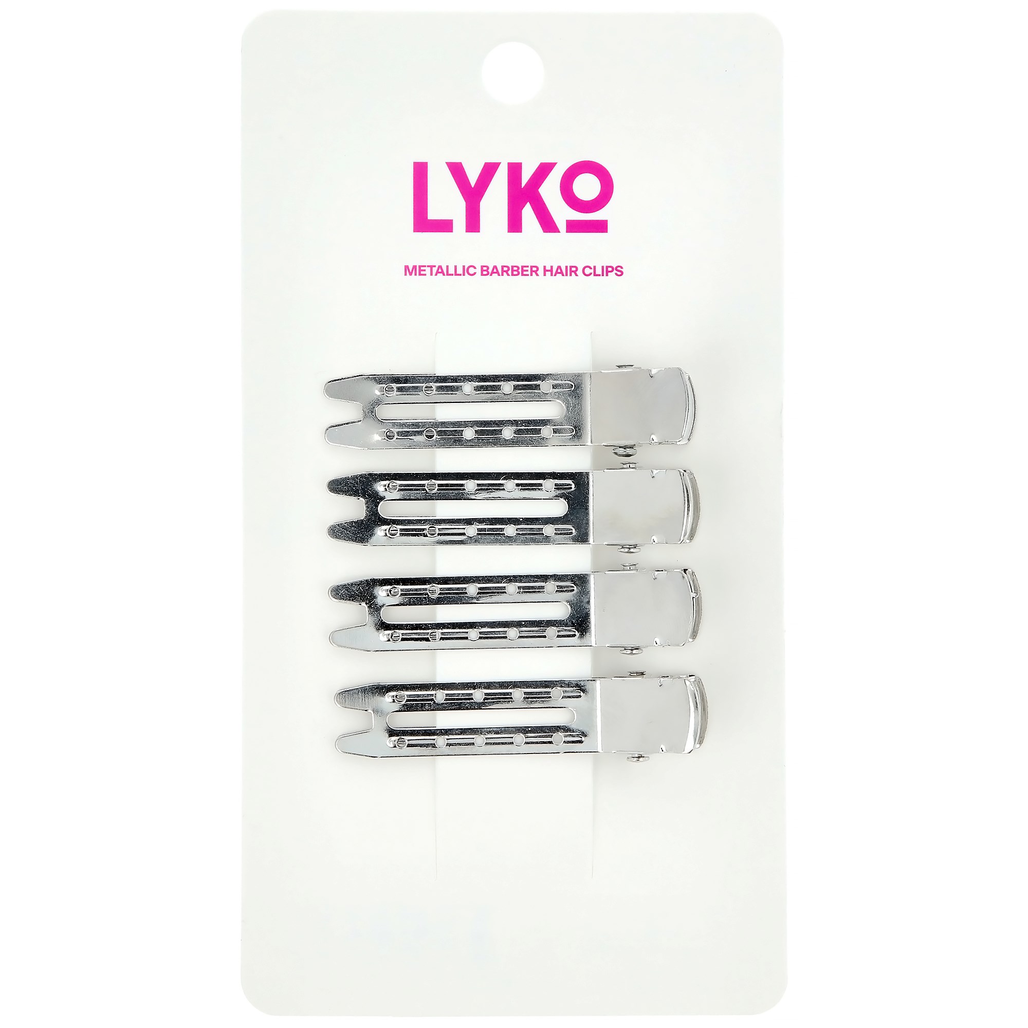 By Lyko Barber Hair Clips Metallic 4 pcs (obrázok 3)