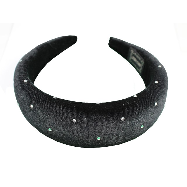 By Lyko Diadem Velvet Diamond Black