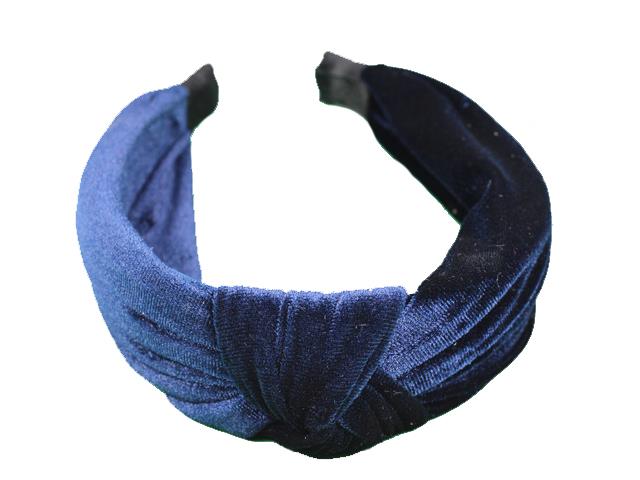 Lyko Diadem Velvet Tie Blue