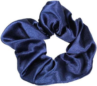 By Lyko Scrunchie with a Silk Look Navy
