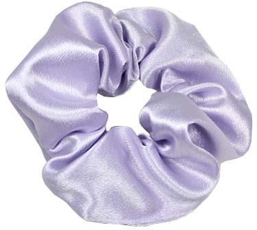 Lyko Ensfarvet Scrunchie I Silkelook Purple