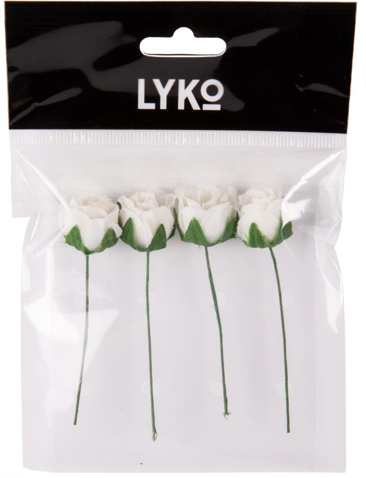 Lyko Flower Off White 4-pack