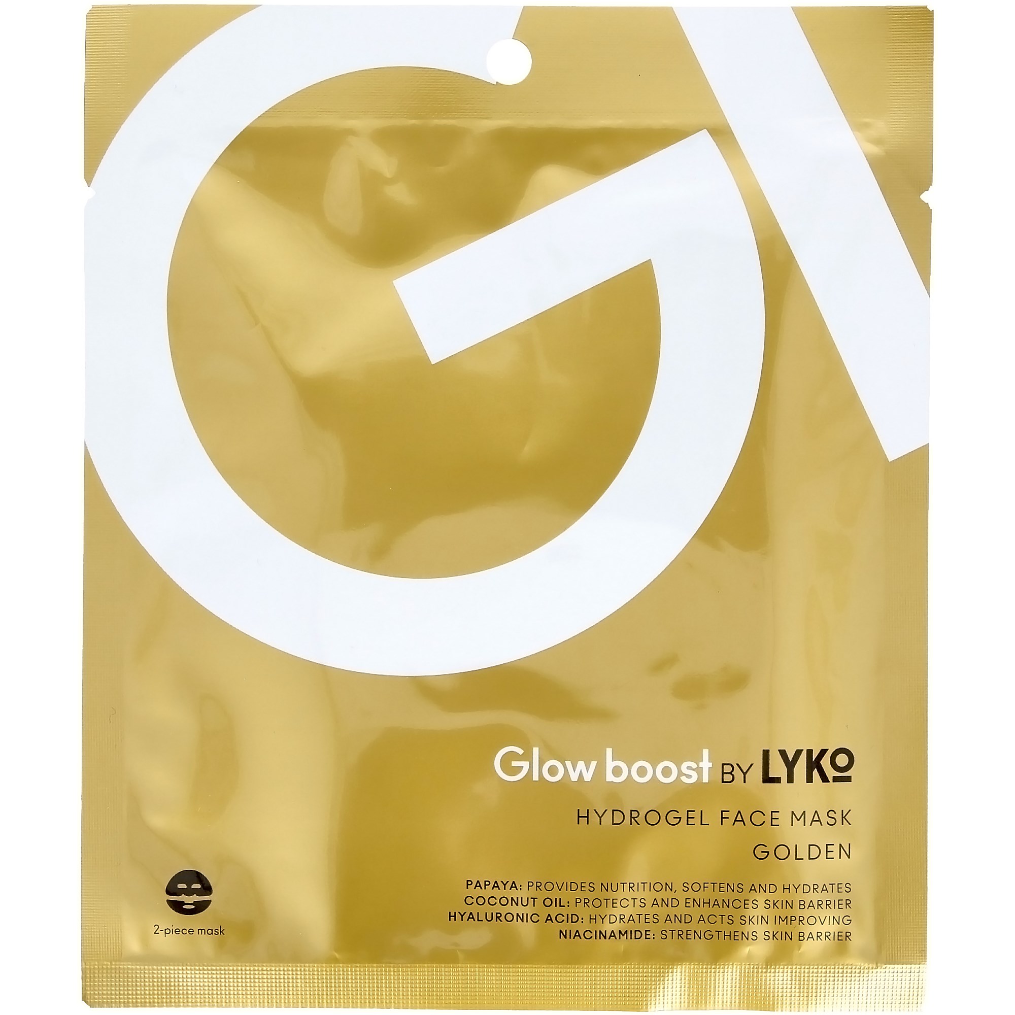 Läs mer om By Lyko Glow boost Hydrogel Face Mask