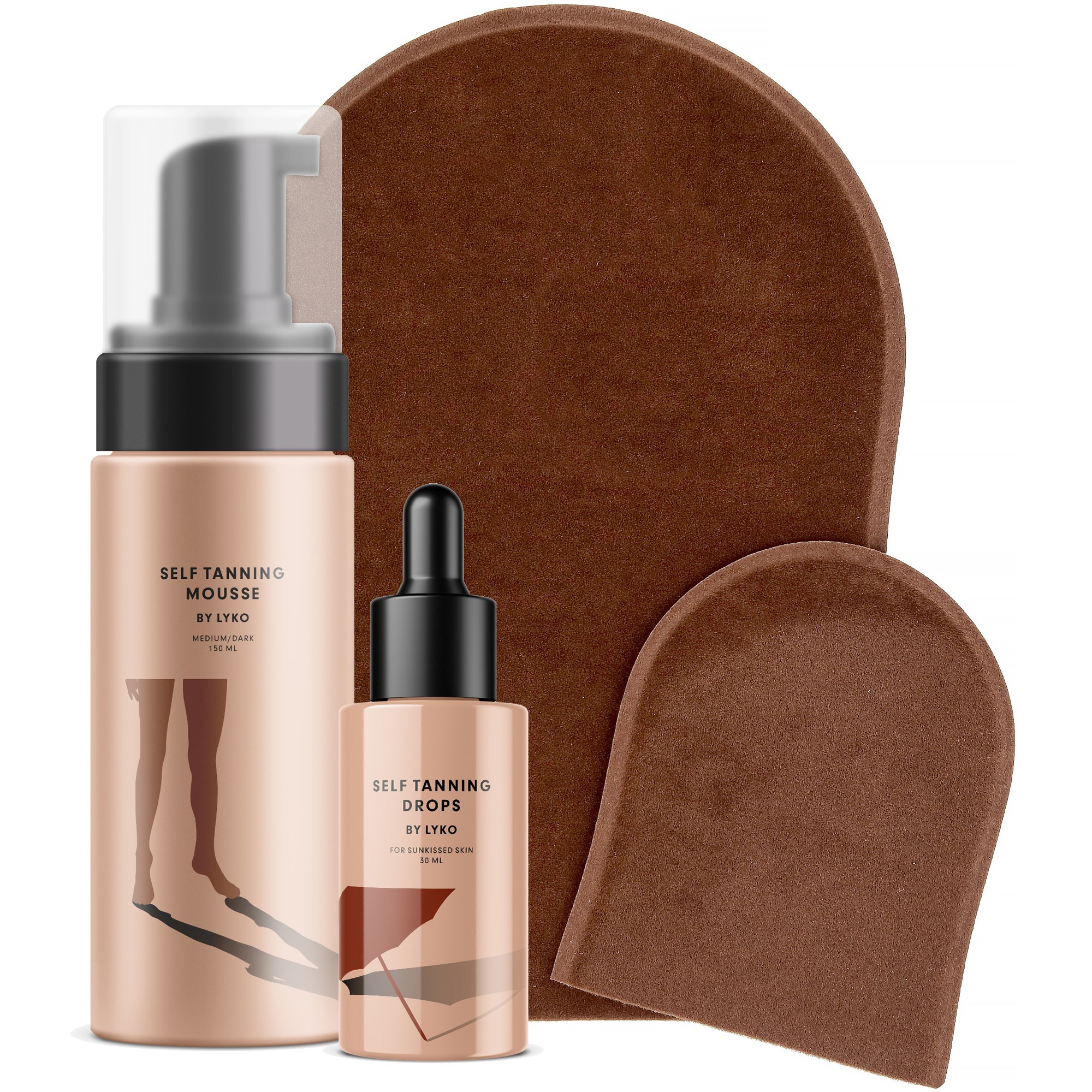 By Lyko Glow Self Tanning Kit Dark