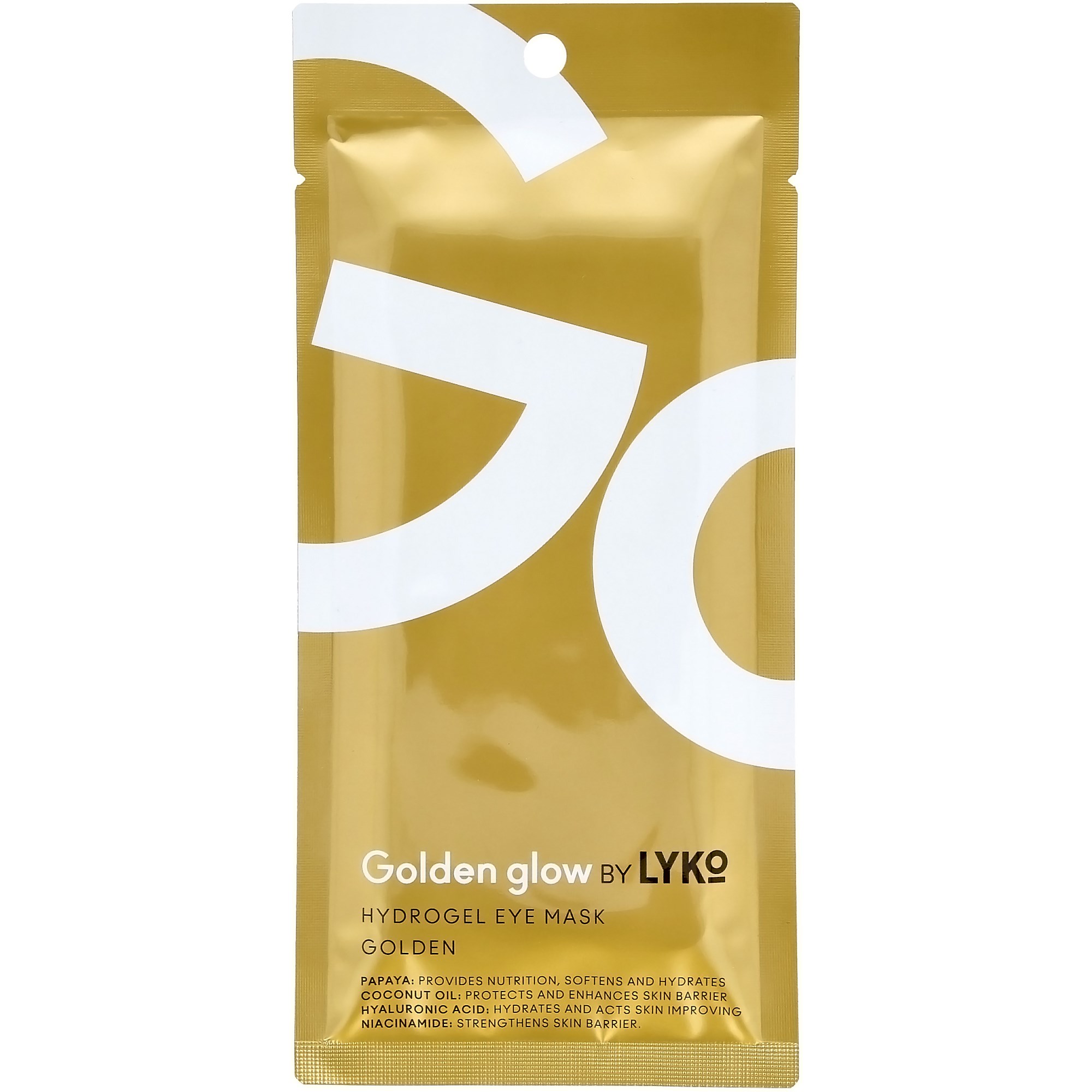 Läs mer om By Lyko Golden glow Hydrogel Eye Mask