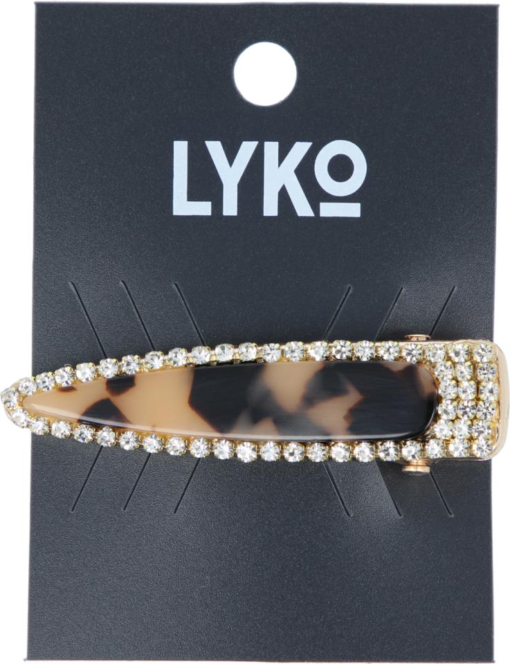 Lyko Hair Clip Animalprint Stones