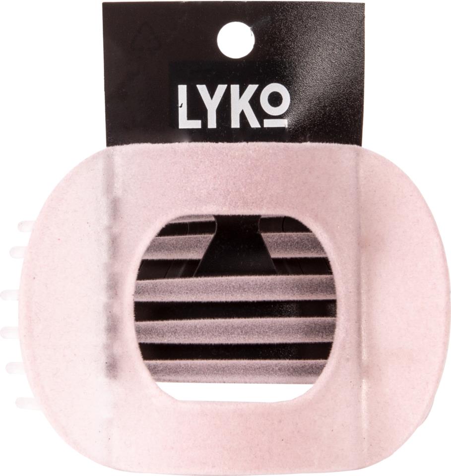 Lyko Hair Clip Flat Velvet Pink