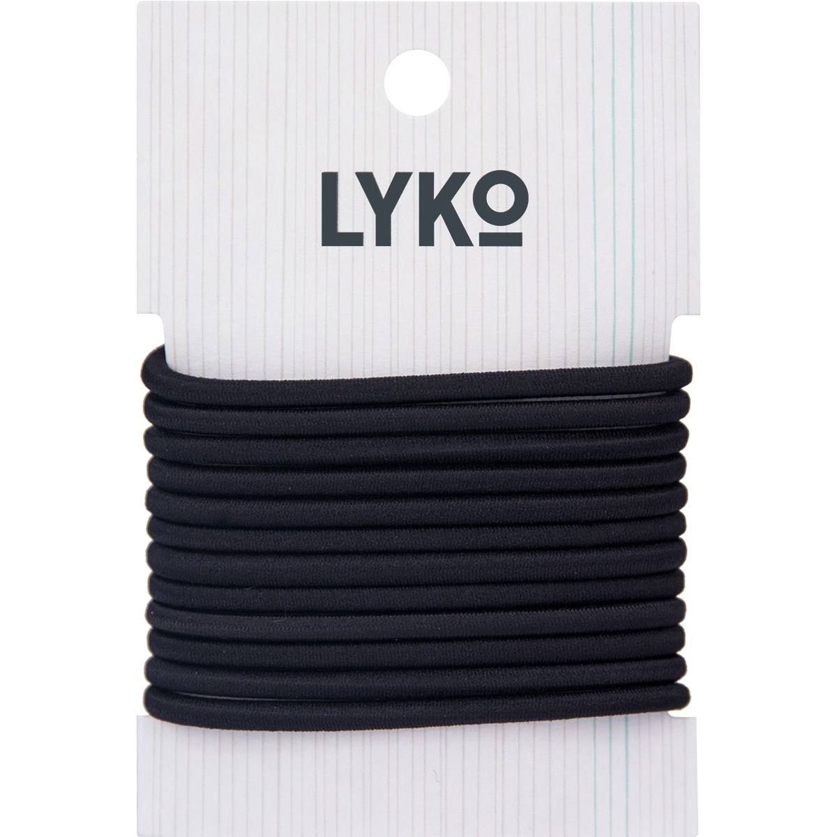 By Lyko Hair Tie 12-Pack Black