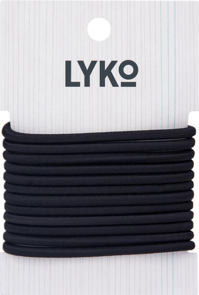 Lyko Hair Tie Black 12-Pack