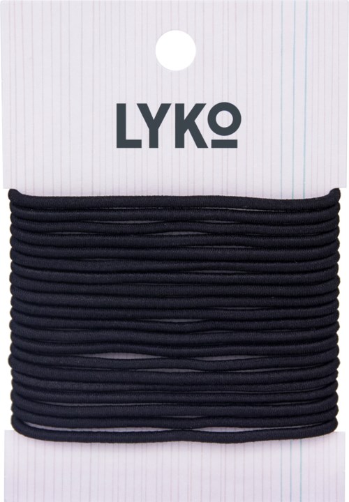 By Lyko Hair Tie 20-Pack Black