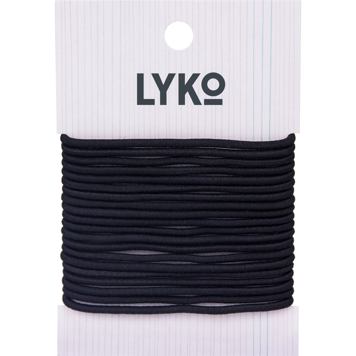 By Lyko Hair Tie 20-Pack Black