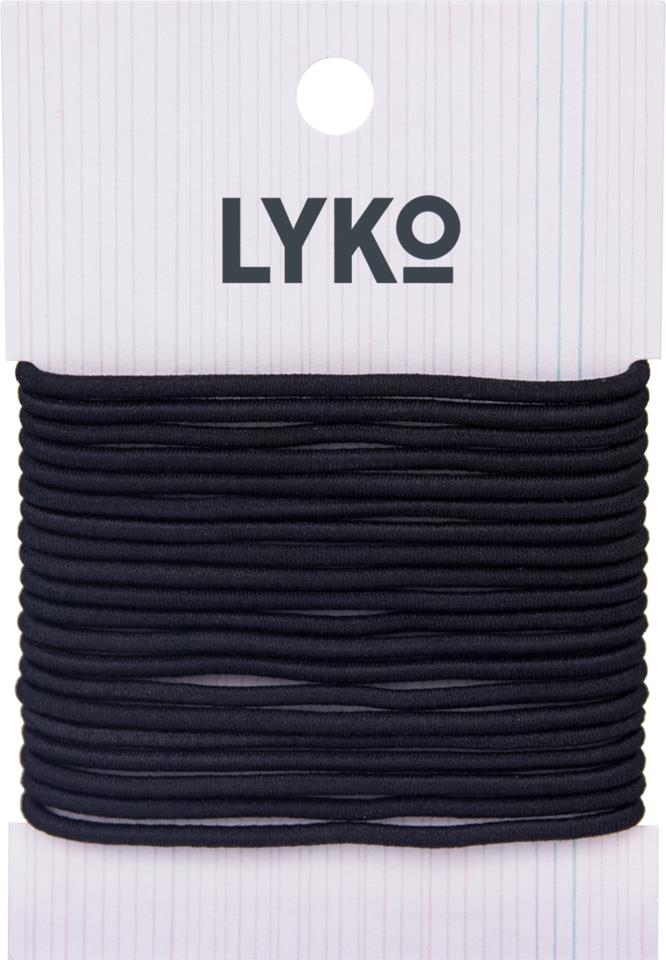 Lyko Hair Tie Black 20-Pack
