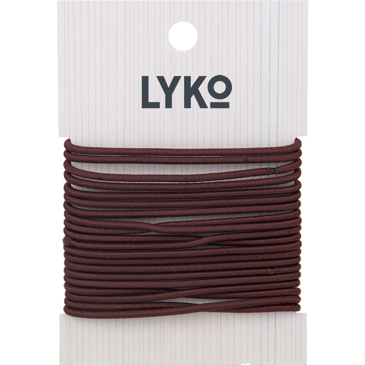 Läs mer om By Lyko Hair Tie 20-Pack Brown