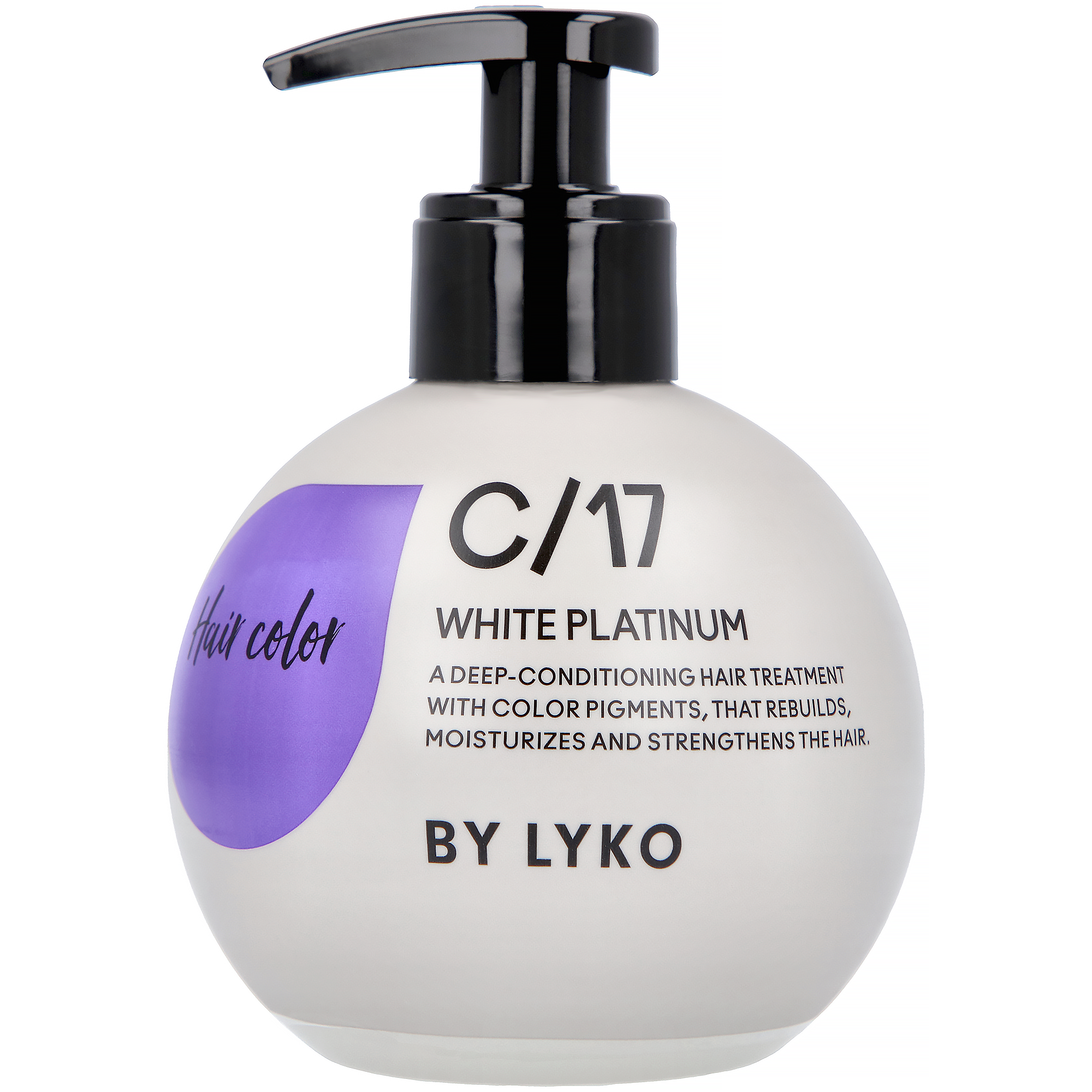 Läs mer om Lyko Haircolor C/17 White Platinum 200ml Färgbomb