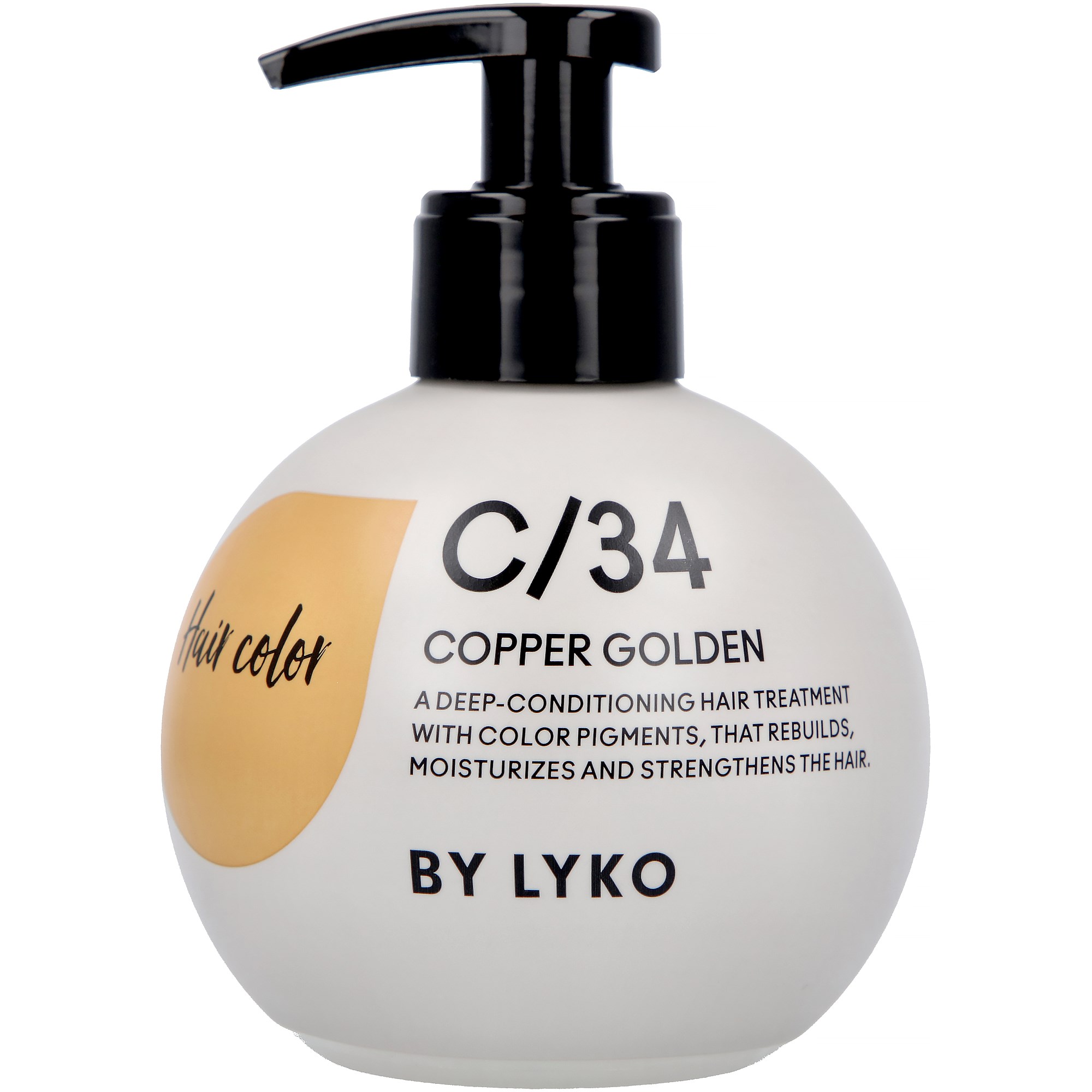 Läs mer om Lyko Haircolor C/34 Copper Golden 200ml Färgbomb