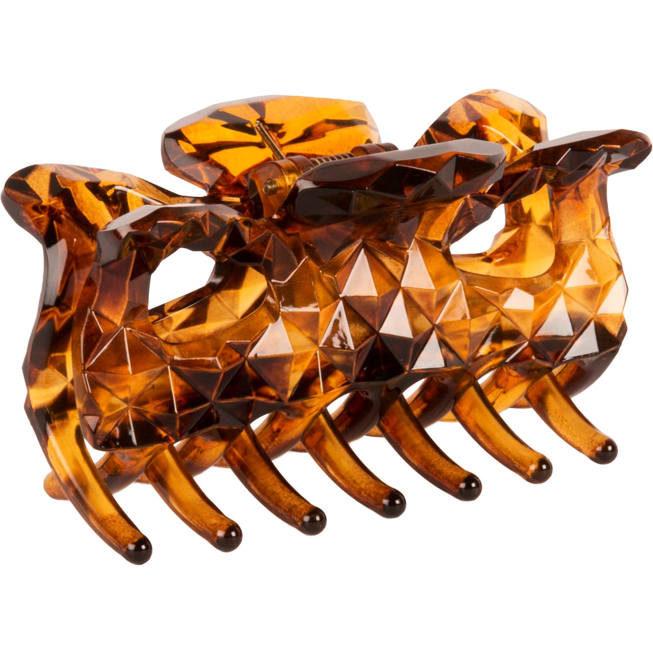 By Lyko Hair Clip Diamond Solid 9cm Brown