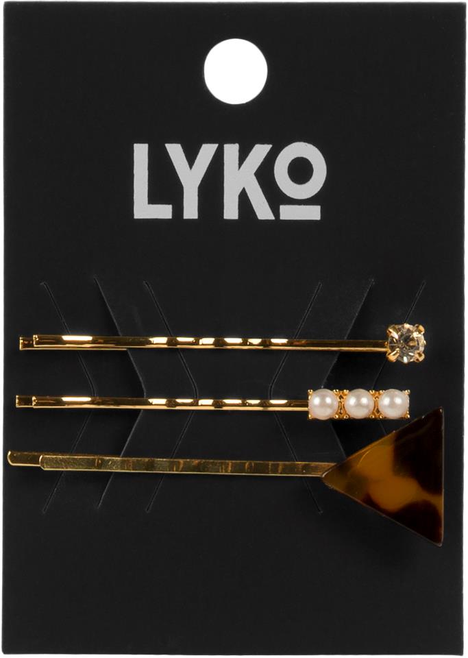Lyko Hairpins Brown 3-pack
