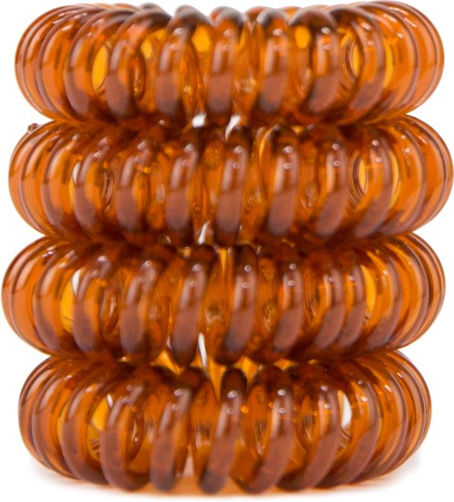 By Lyko Invisible Hair Tie 4-Pack Brown