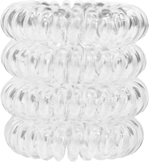 By Lyko Invisible Hair Tie Trannsparent 4-Pack Transparent