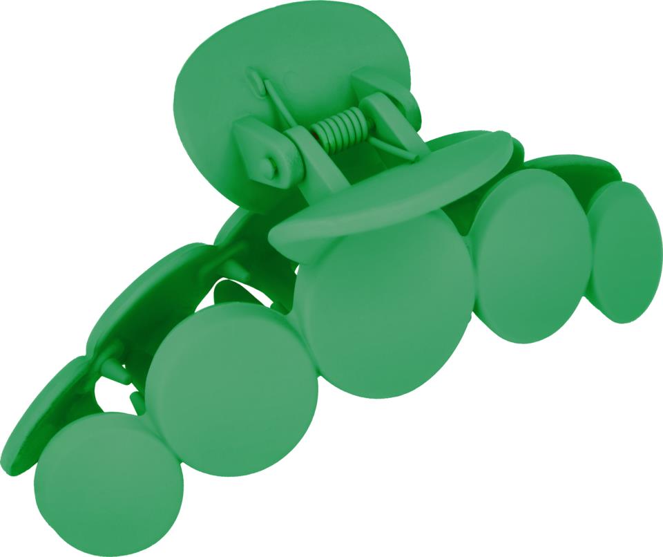 Lyko Klämma med ringar gummerad 10 cm Grön