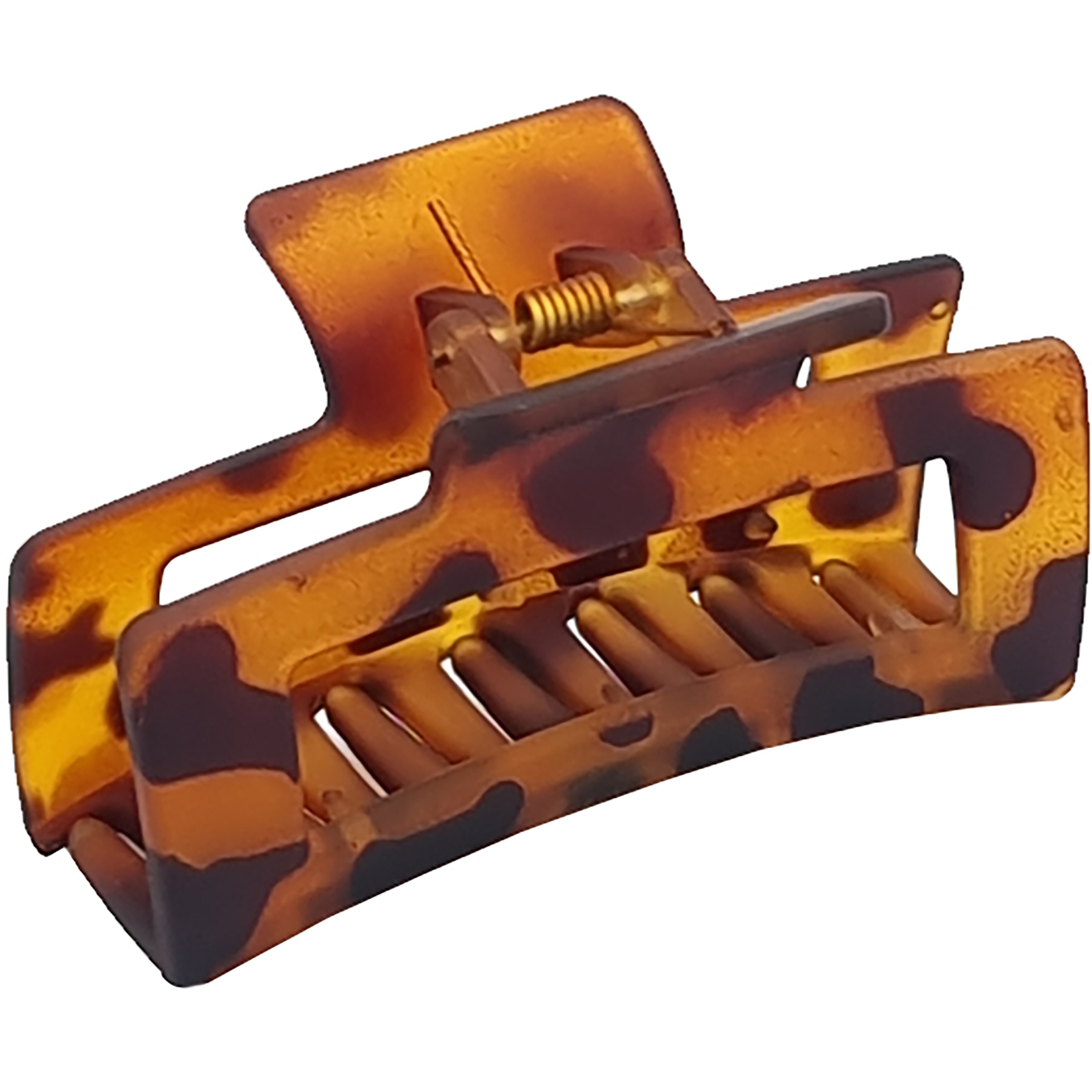 By Lyko Matte Rectangular Clip Transperant Brown