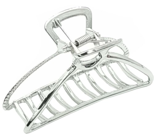 By Lyko Metal Clip open shape Silver