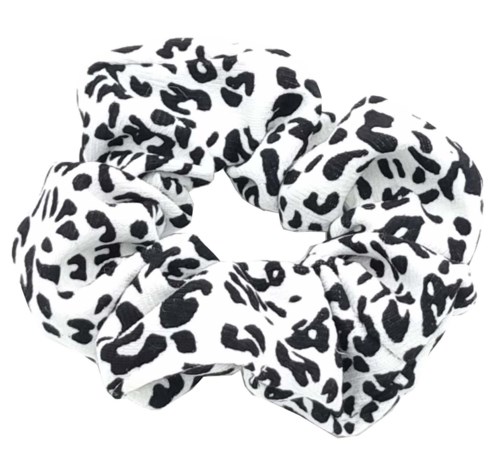 By Lyko Mönstrad scrunchie Vit