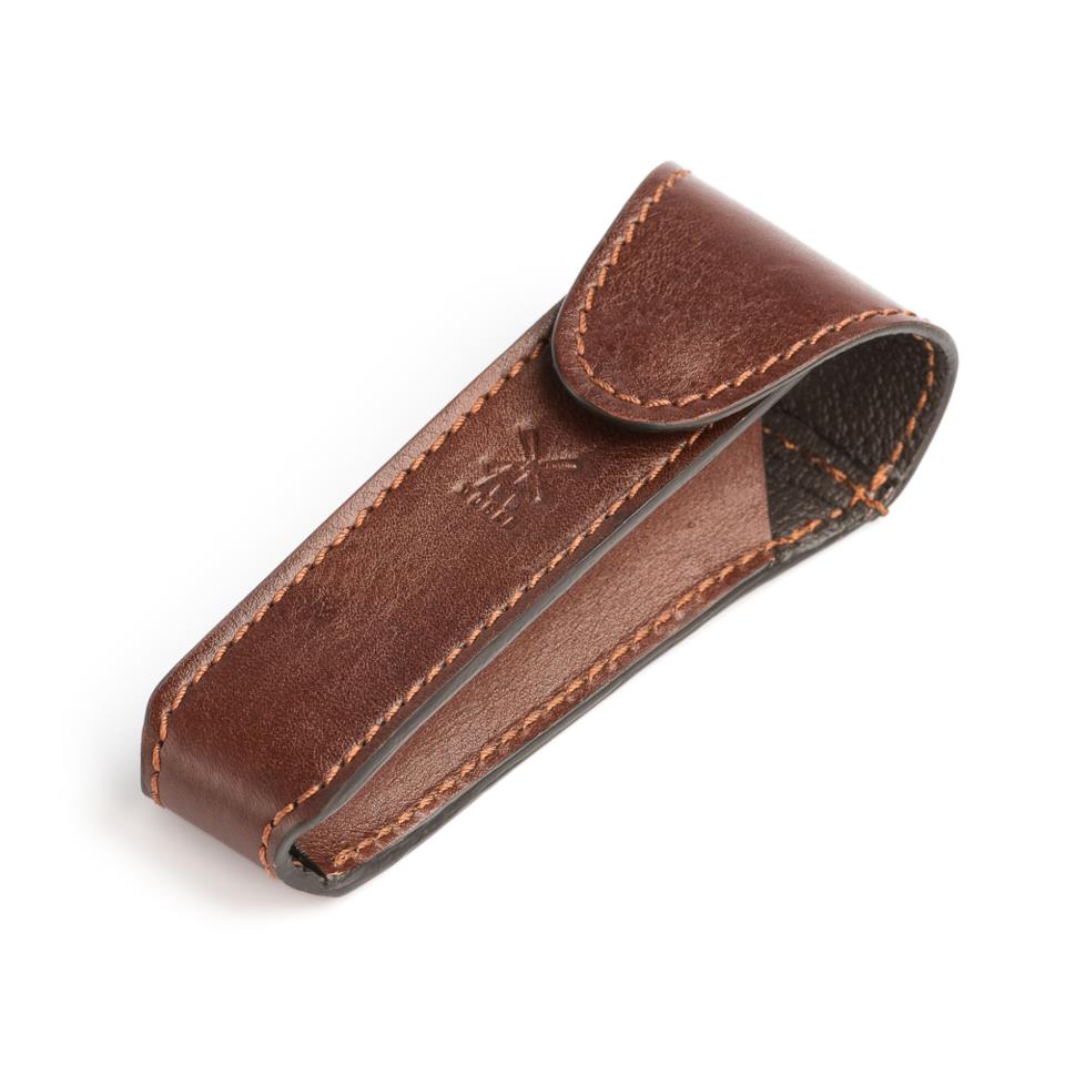 Mühle Handmade Leather Razor Pouch Brown 