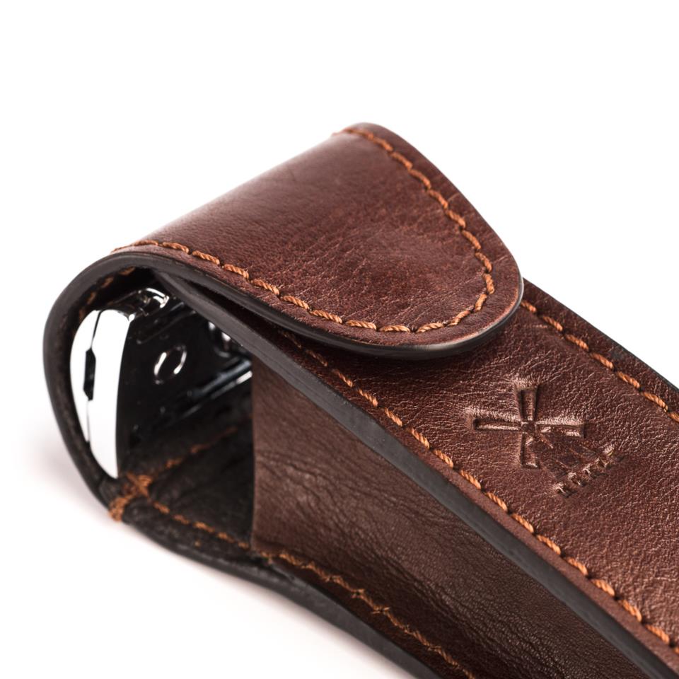 Mühle Handmade Leather Razor Pouch Brown 