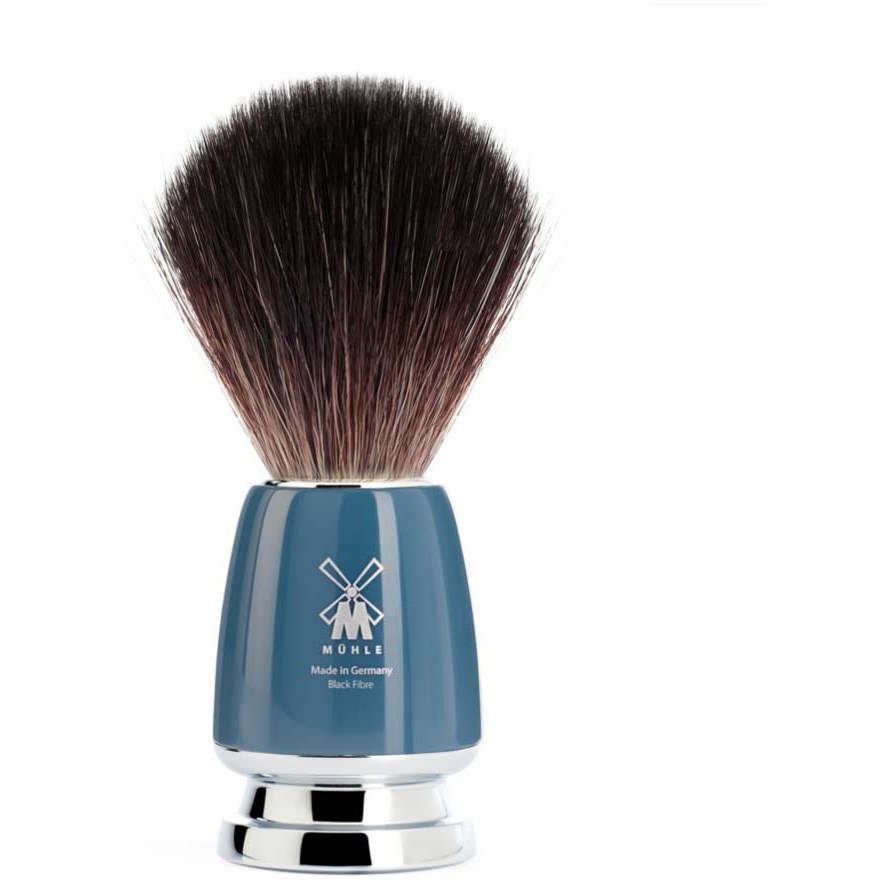 Mühle Rytmo Black Fiber Shaving Brush Petrol Blue