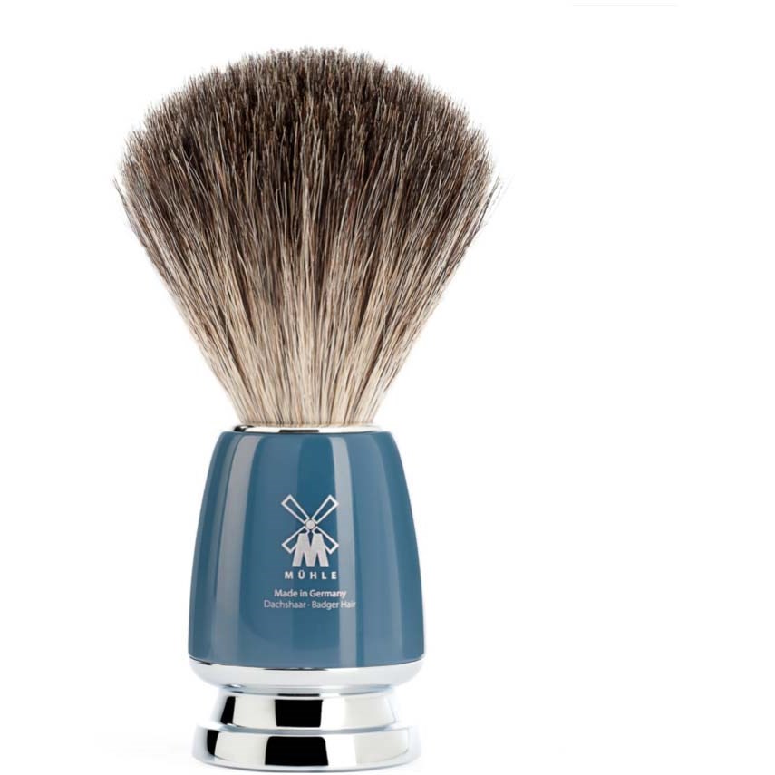 Läs mer om Mühle Rytmo Pure Badger Shaving Brush Petrol Blue
