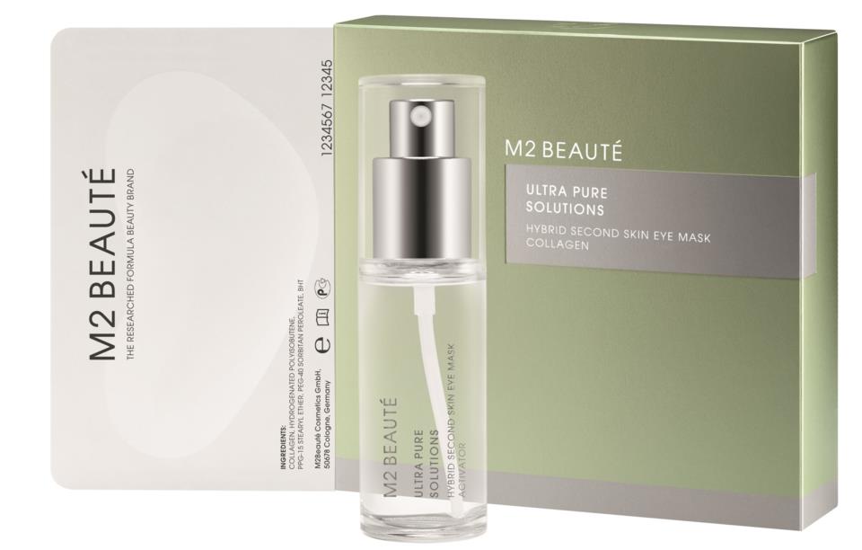 M2 Beaute Ultra Pure Solution Hybrid Second Skin Eye Mask Co