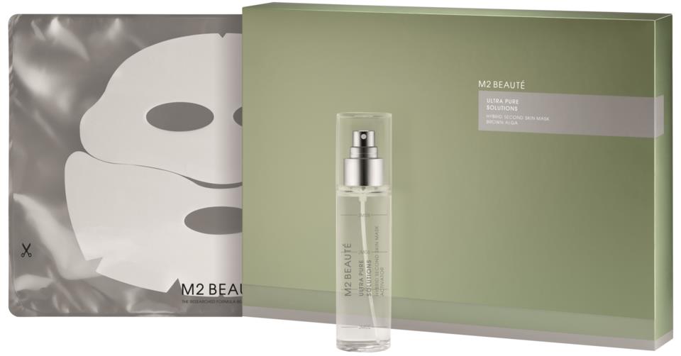 M2 Beaute Ultra Pure Solution Hybrid Second Skin Mask Brown